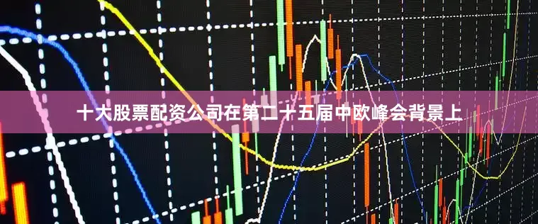 十大股票配资公司在第二十五届中欧峰会背景上